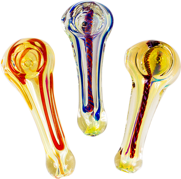 Colorful Glass Pipes Collection PNG image