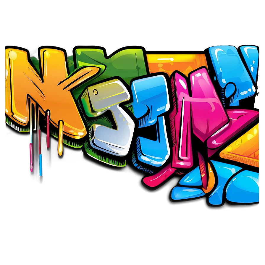 Colorful Graffiti Png 18 PNG image