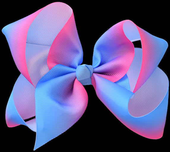 Colorful Hair Bow Illustration PNG image