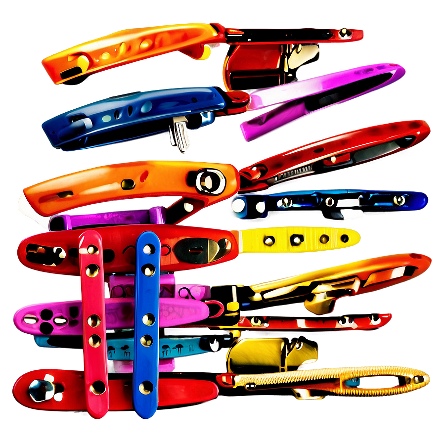 Colorful Hair Clip Collection Png 45 PNG image