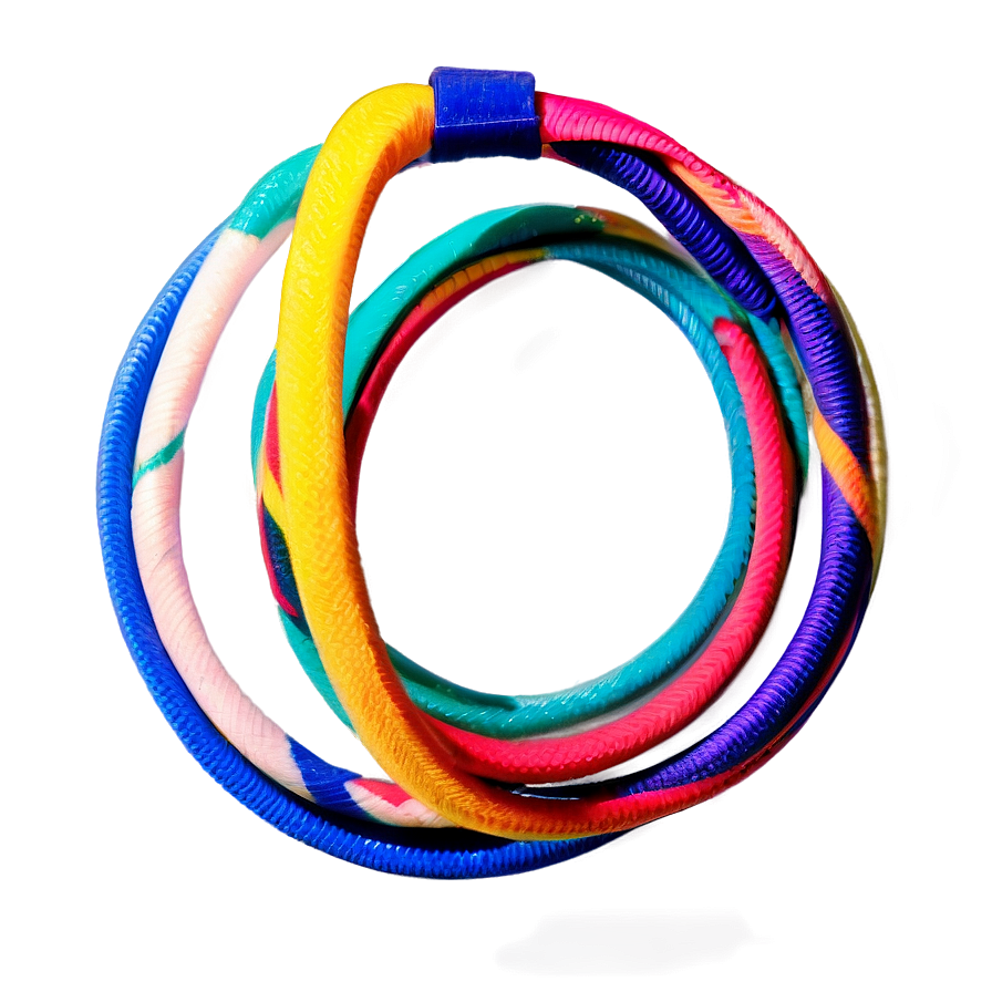 Colorful Hair Elastic Png Gra40 PNG image