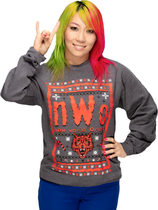 Colorful Hair Womaninn Wo Sweatshirt PNG image