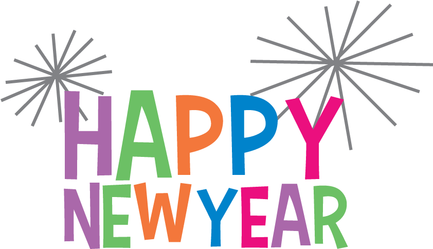 Colorful_ Happy_ New_ Year_ Greeting PNG image