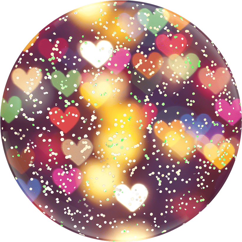 Colorful_ Heart_ Shaped_ Bokeh_ Background PNG image