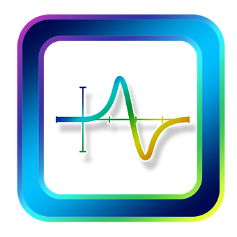 Colorful Heartbeat Icon PNG image