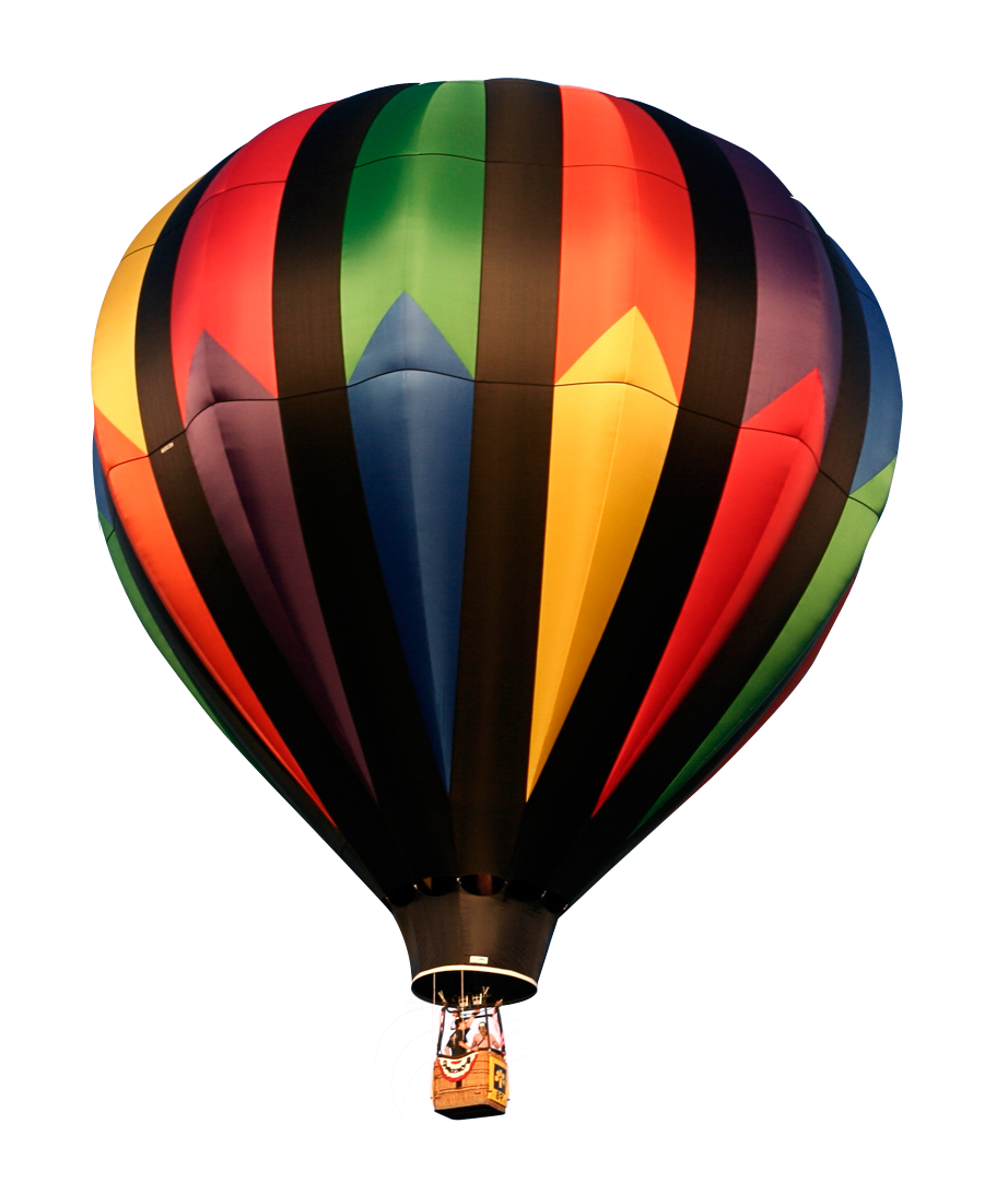 Colorful Hot Air Balloonin Sky PNG image