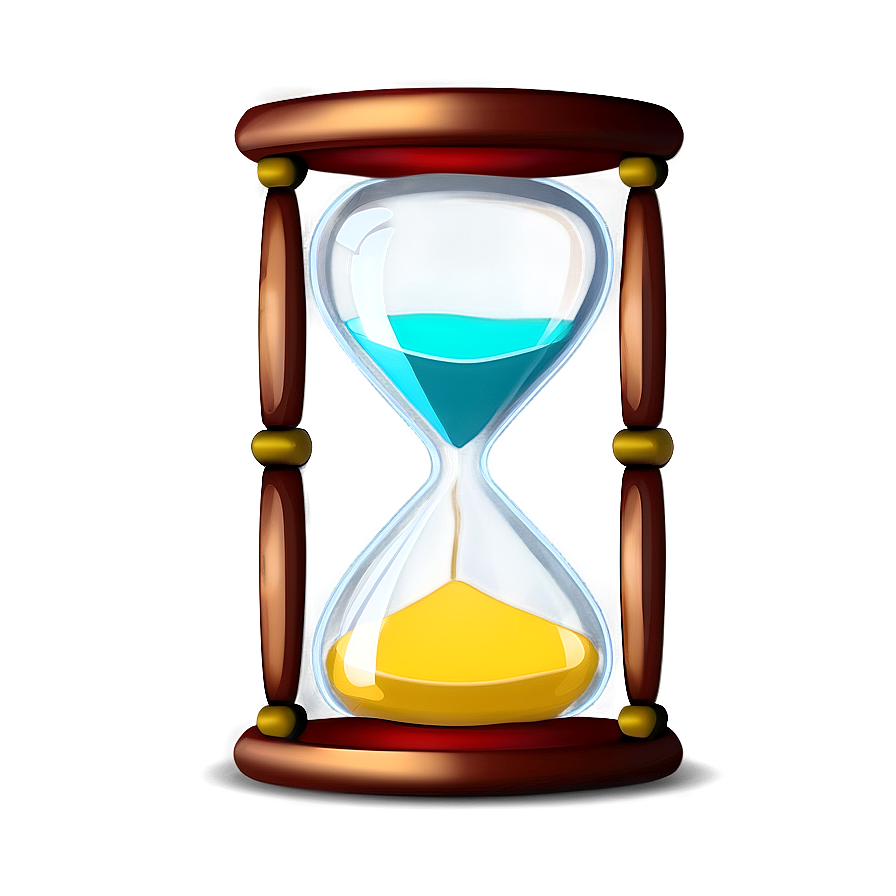 Colorful Hourglass Image Png 05232024 PNG image