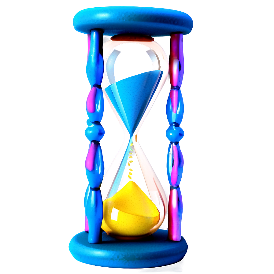 Colorful Hourglass Image Png Myd81 PNG image