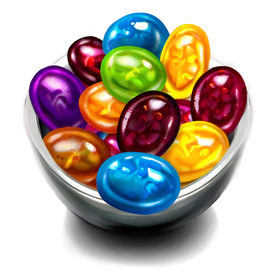 Colorful Jellybean Clipart Png 32 PNG image