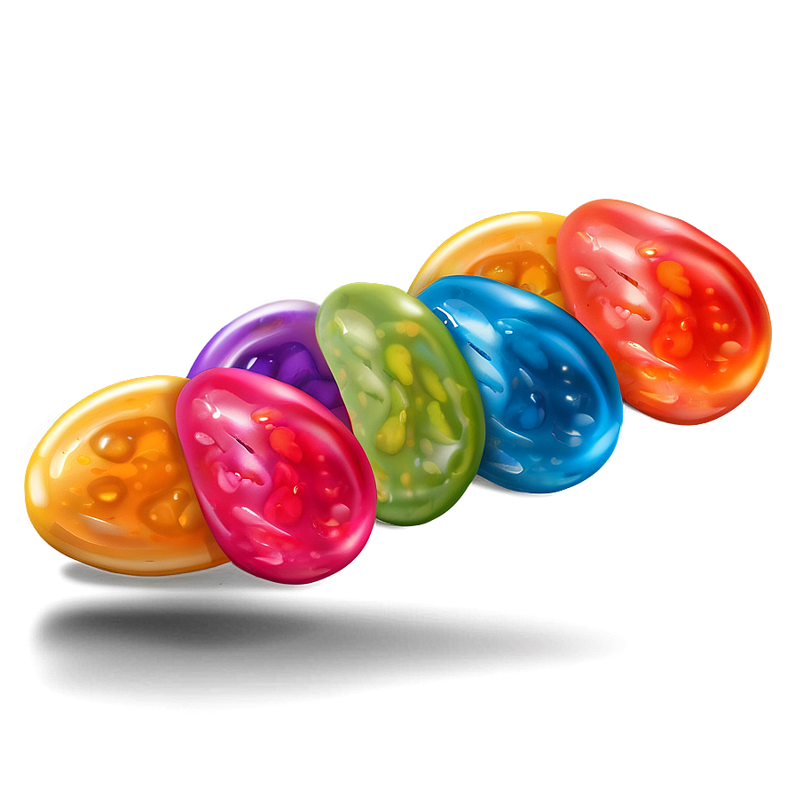 Colorful Jellybean Clipart Png 44 PNG image