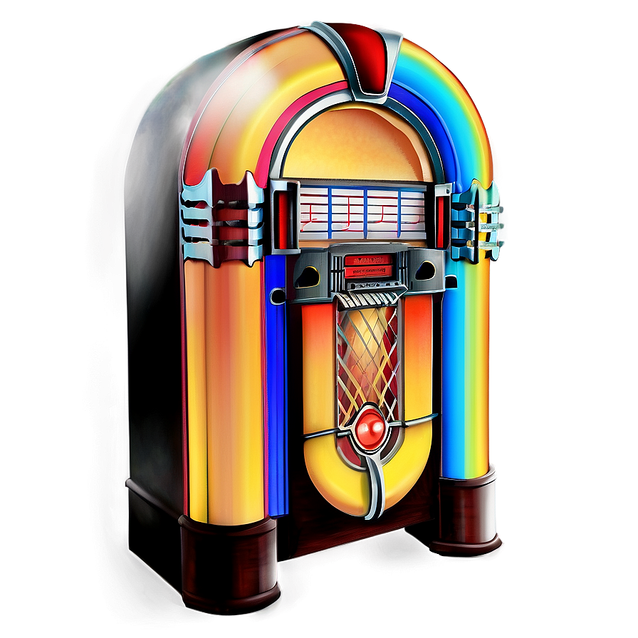 Colorful Jukebox Illustration Png Akb91 PNG image