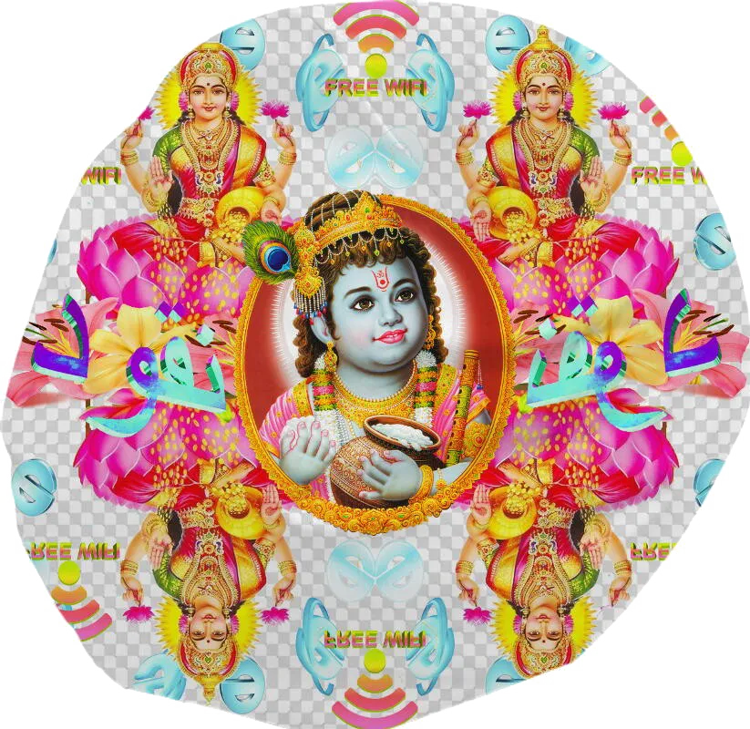 Colorful_ Krishna_ Floral_ Wi Fi_ Montage.png PNG image