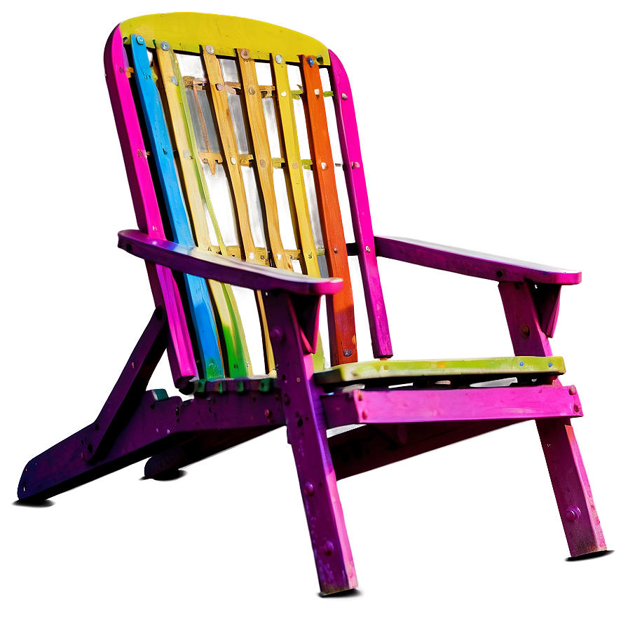 Colorful Lawn Chair Png 56 PNG image