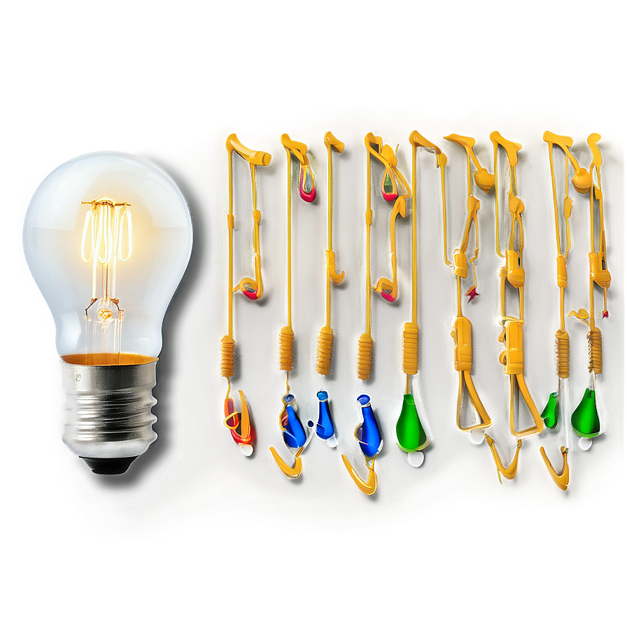 Colorful Light Bulb Png Rij41 PNG image