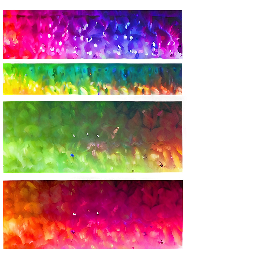 Colorful Light Leak Overlay Png Pbq PNG image