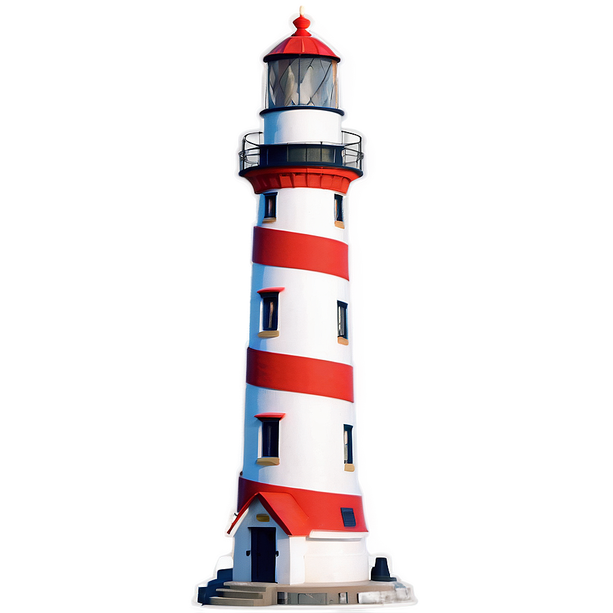 Colorful Lighthouse Png 05242024 PNG image
