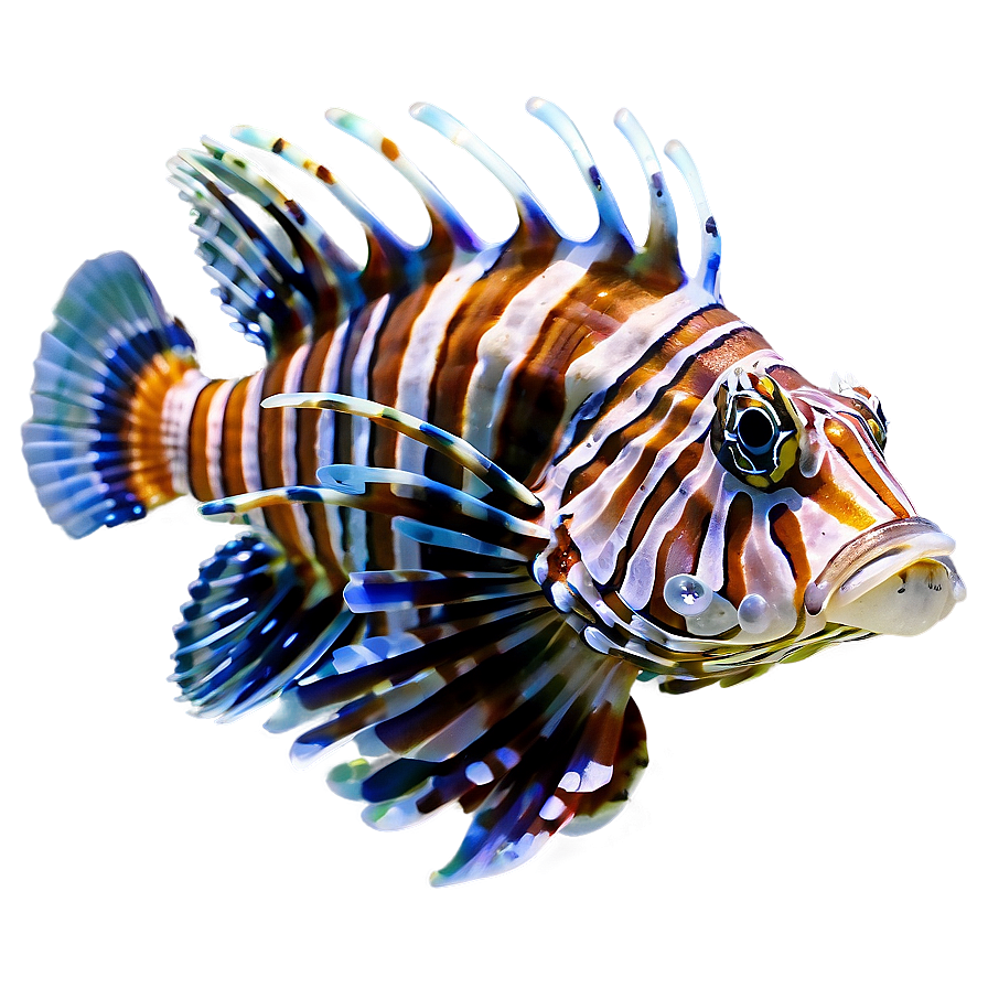 Colorful Lionfish Png Sxk PNG image