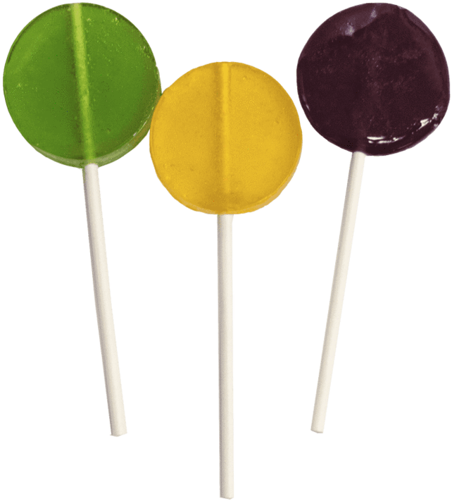 Colorful Lollipops Array PNG image