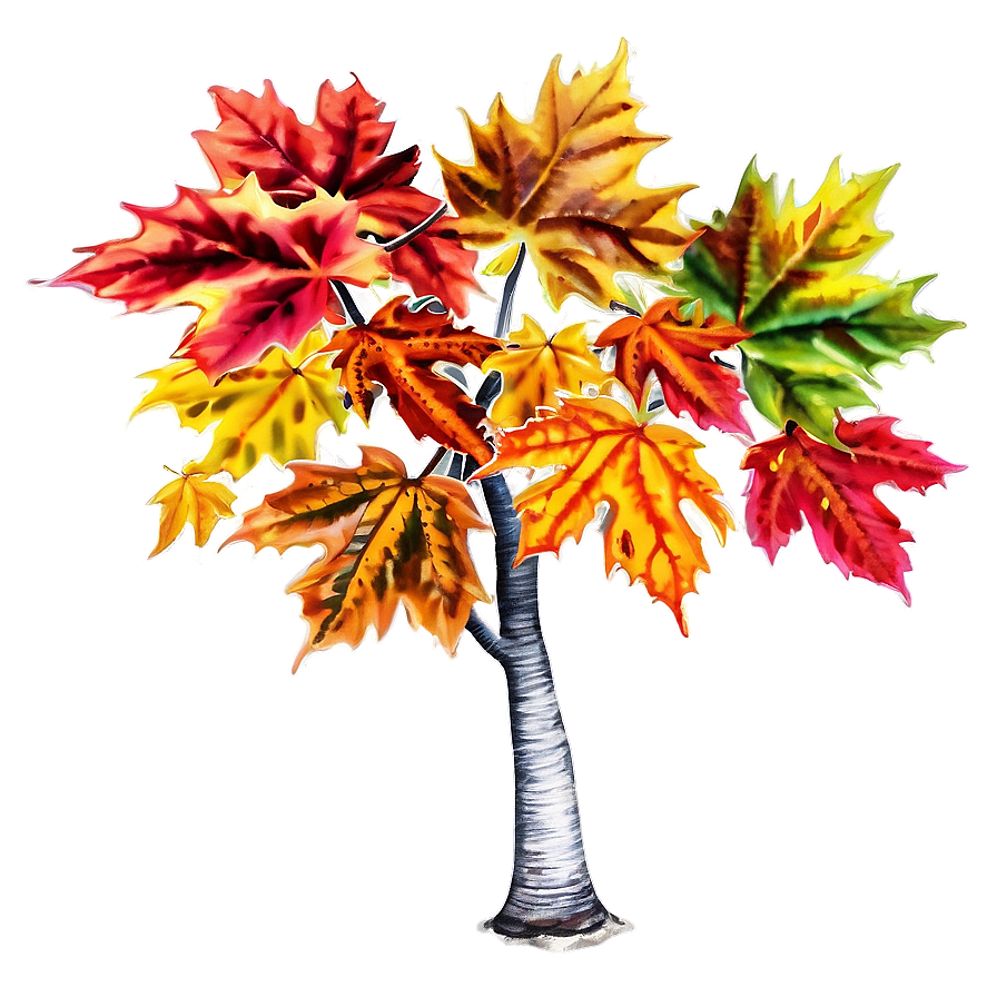 Colorful Maple Trees Png Eot | PNGpix.com