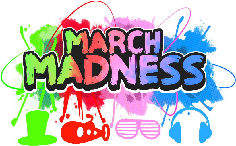 Colorful March Madness Graffiti Style PNG image
