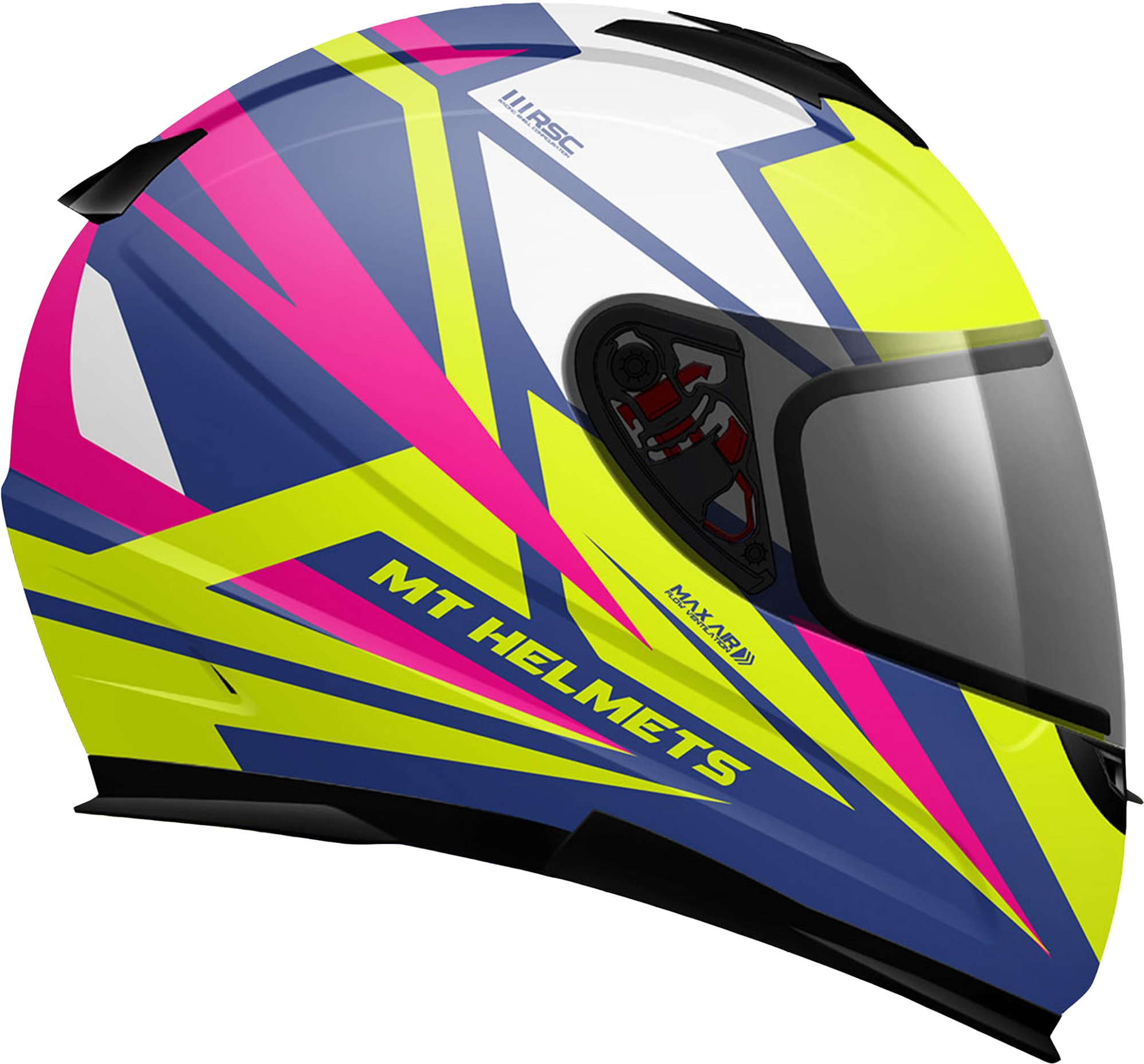 Colorful Motorcycle Helmet Design PNG image