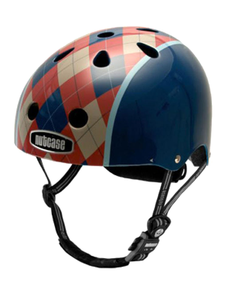 Colorful Nutcase Bicycle Helmet PNG image