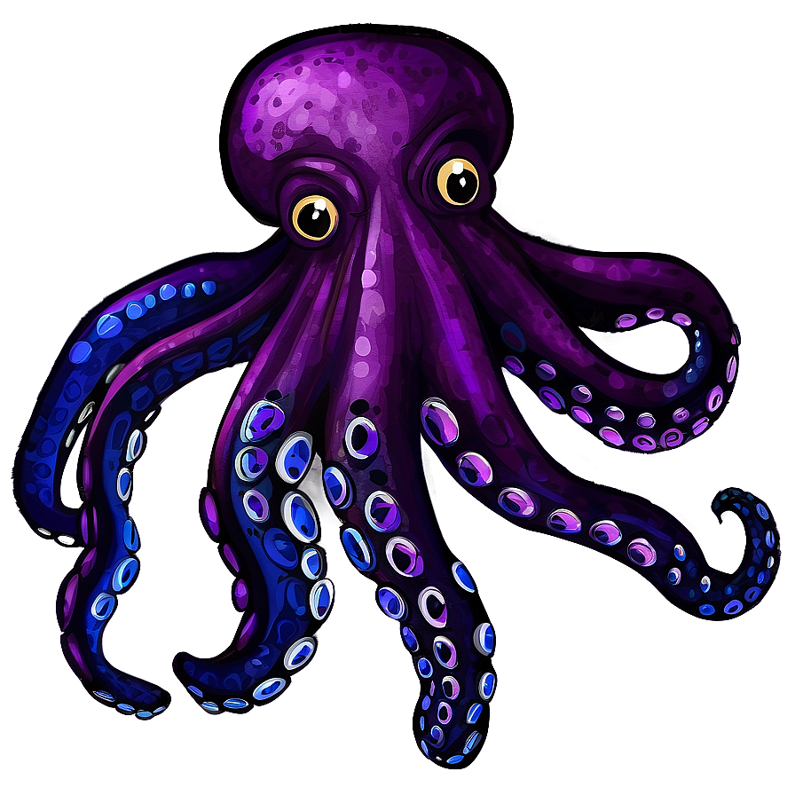 Colorful Octopus Drawing Png Rng13 PNG image