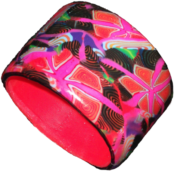 Colorful Patterned Bangle PNG image