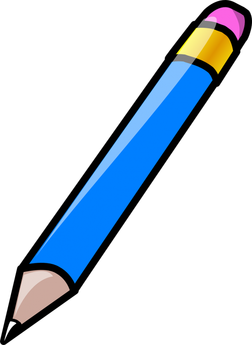 Colorful Pencil Cartoon Illustration PNG image