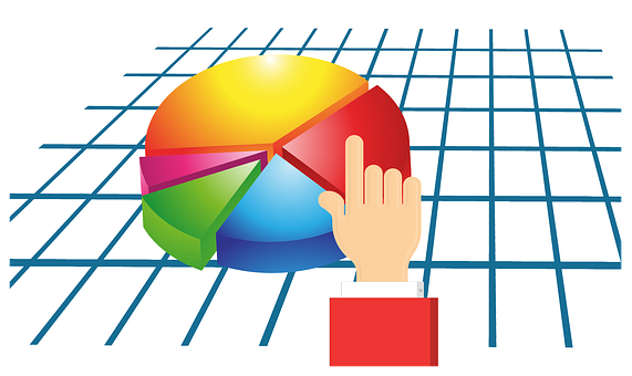 Colorful Pie Chart Analysis PNG image