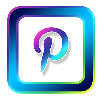 Colorful Pinterest Icon PNG image