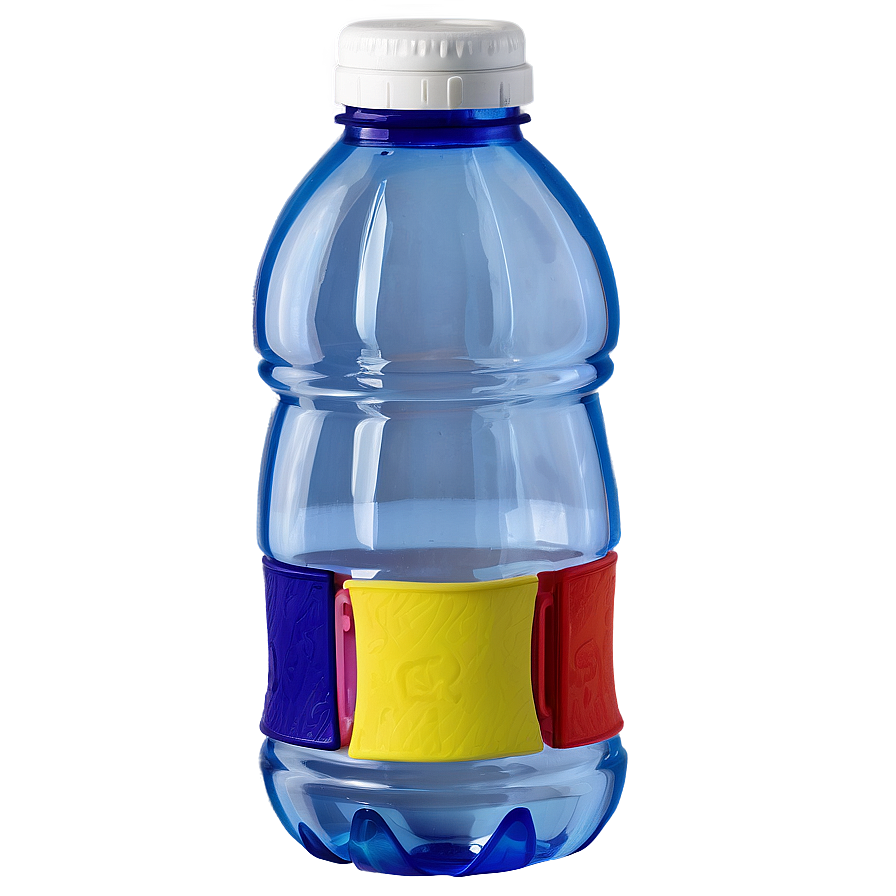 Colorful Plastic Water Bottle Png Atx75 PNG image