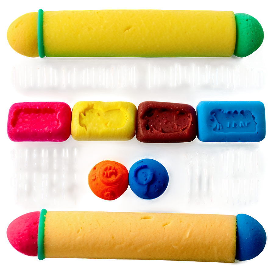 Colorful Playdough Set Png 27 PNG image