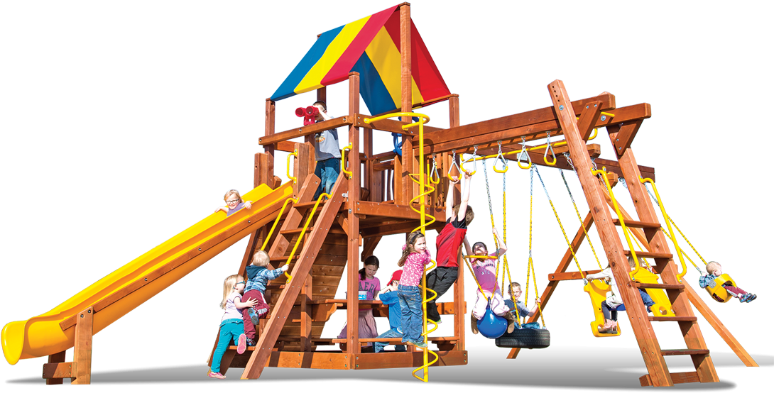 Colorful Playground Activity Center PNG image