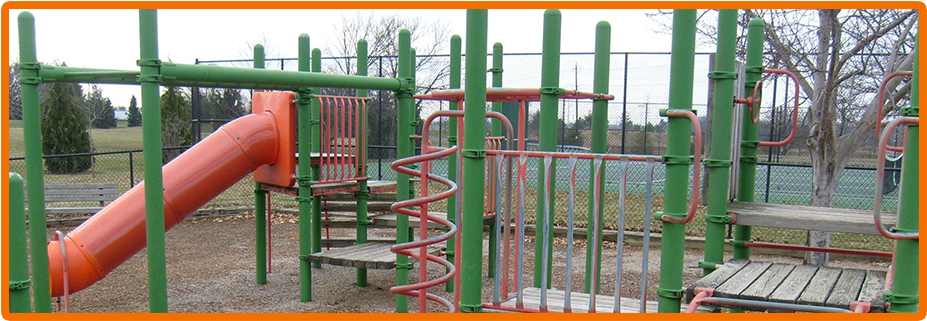 Colorful Playground Equipment PNG image
