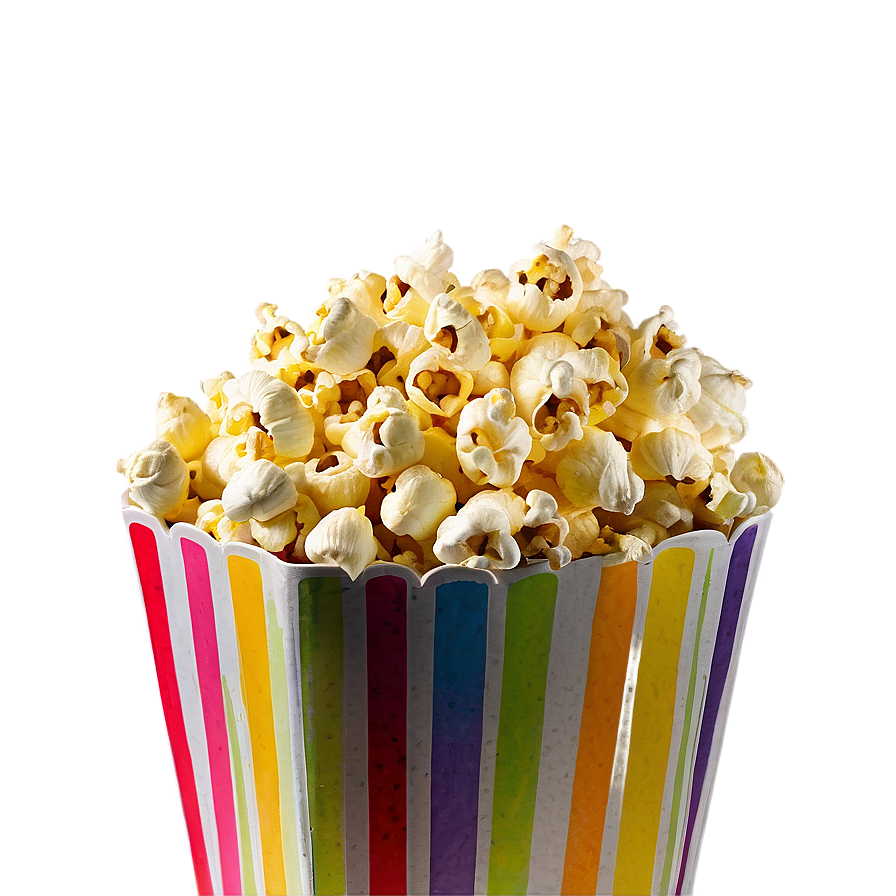 Colorful Popcorn Png Snm7 PNG image