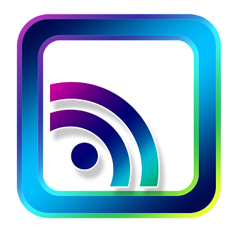 Colorful R S S Feed Icon PNG image