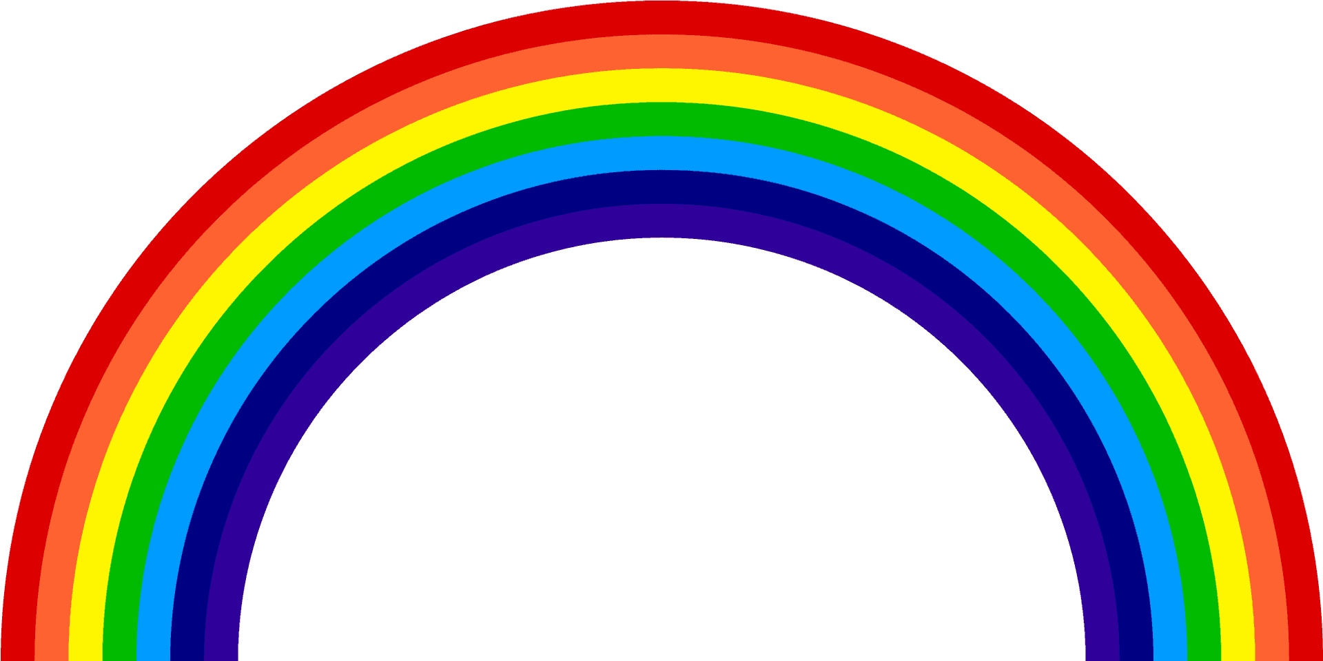 Colorful Rainbow Artwork PNG image