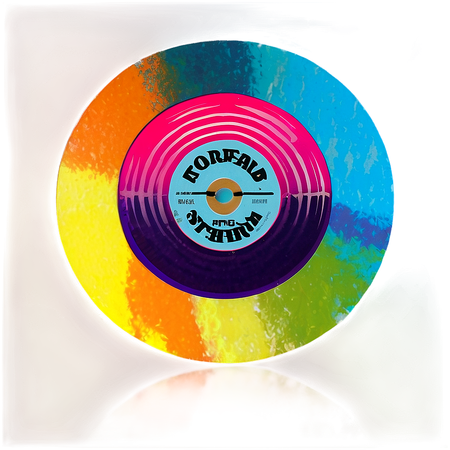 Colorful Record Label Png 05242024 PNG image