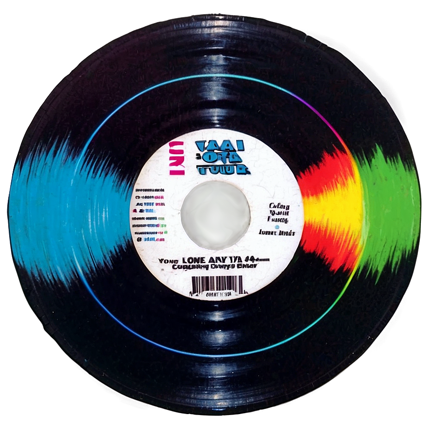 Colorful Record Label Png 05242024 PNG image