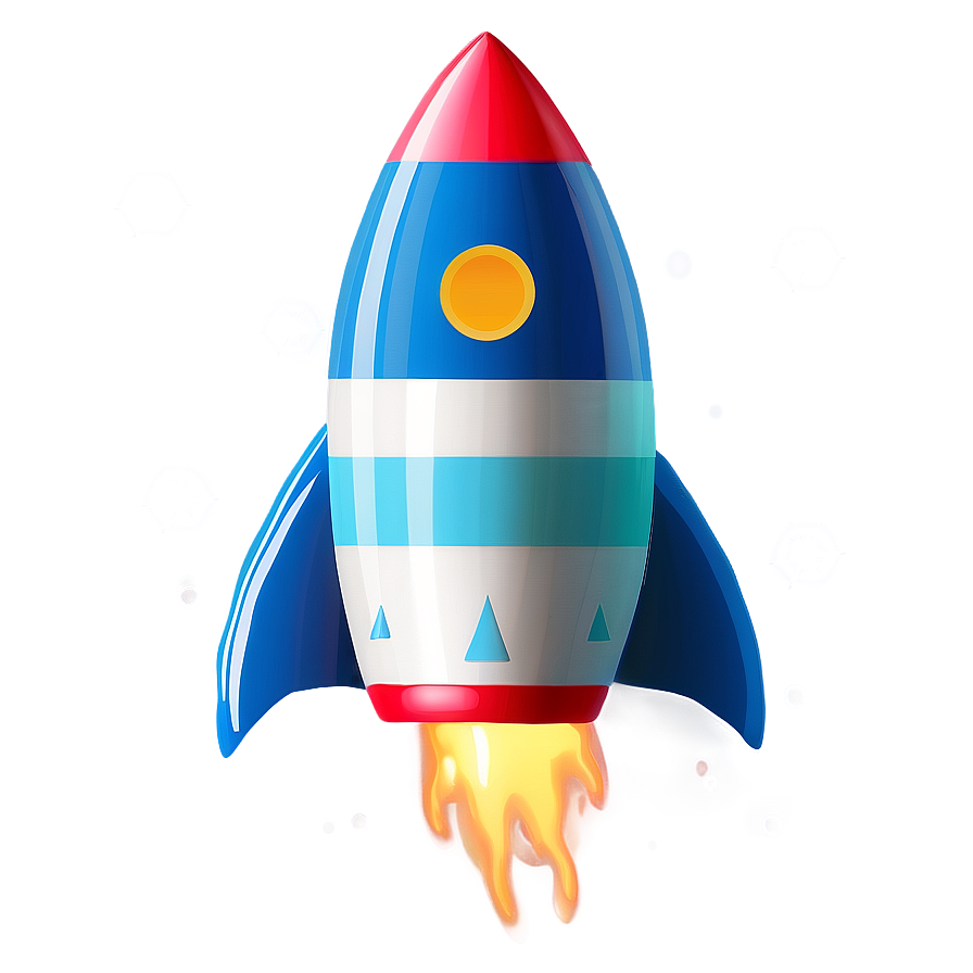 Colorful Rocket Clipart Png 86 PNG image