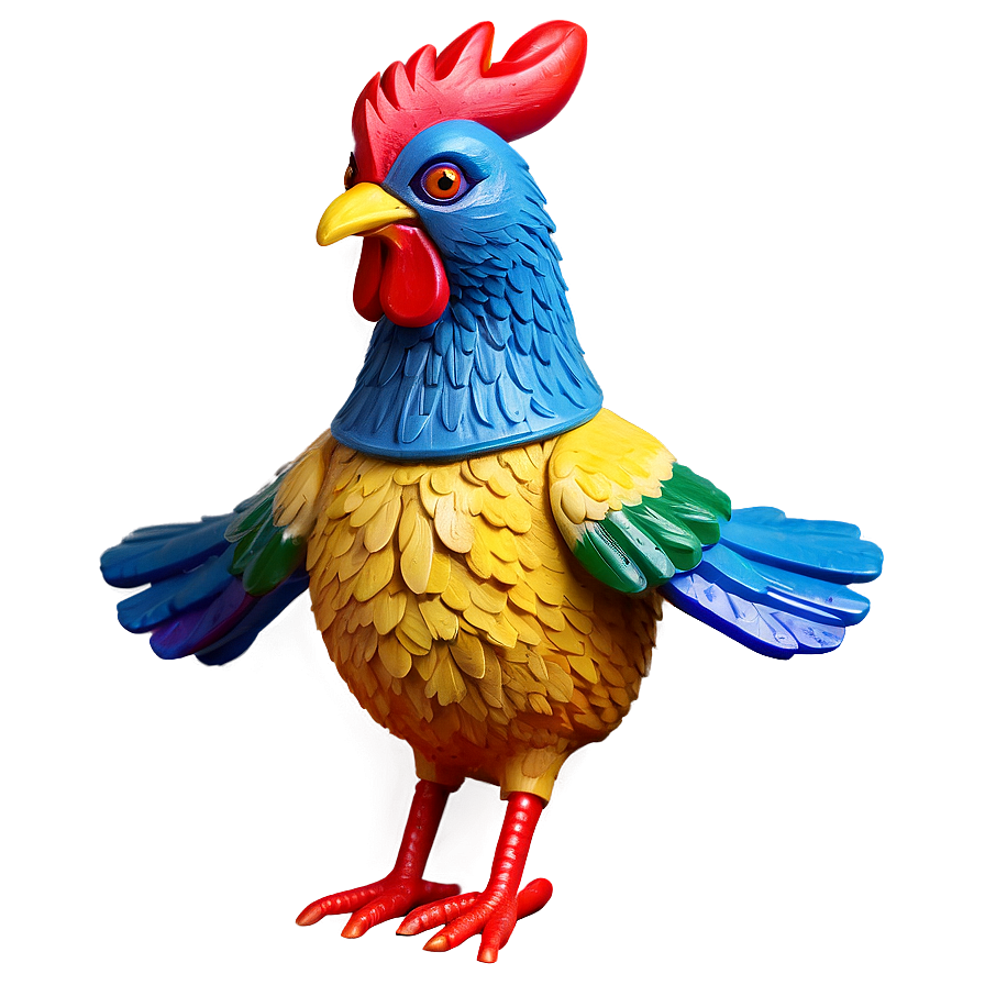 Colorful Rubber Chicken Png 06132024 PNG image