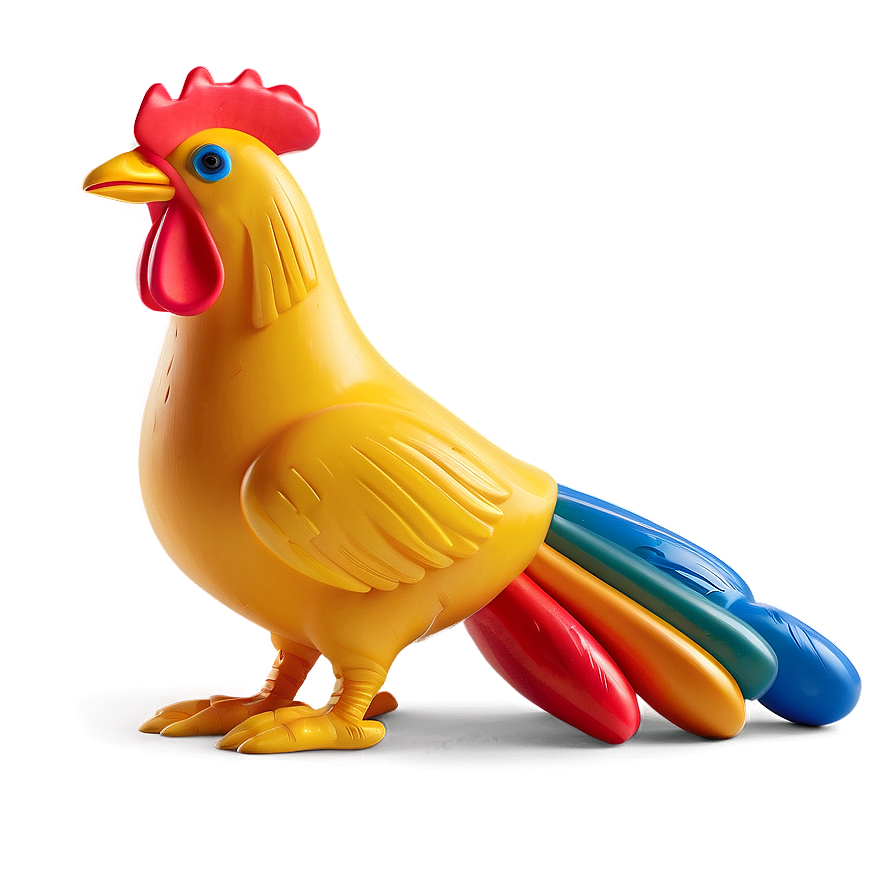 Colorful Rubber Chicken Png Lrr7 PNG image