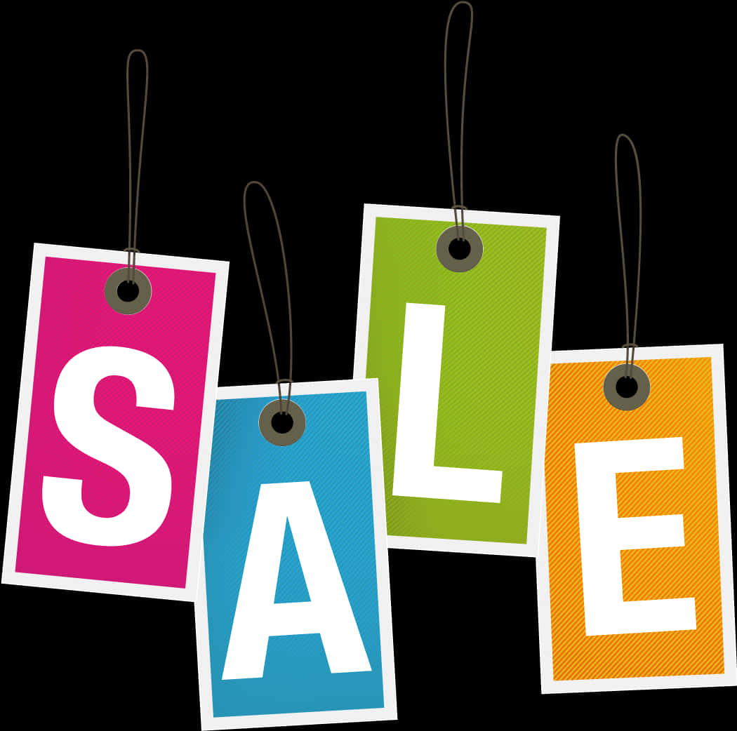 Colorful Sale Tags Vector PNG image