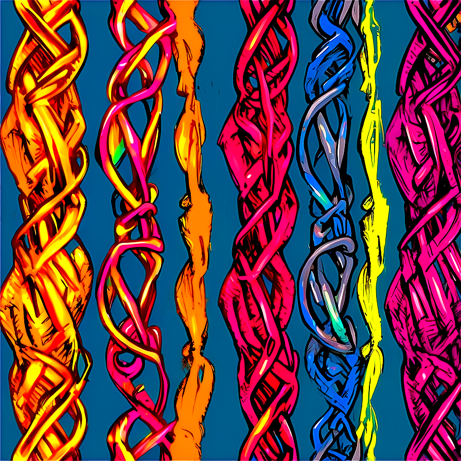 Colorful Scribble Pattern Png Hhr12 PNG image