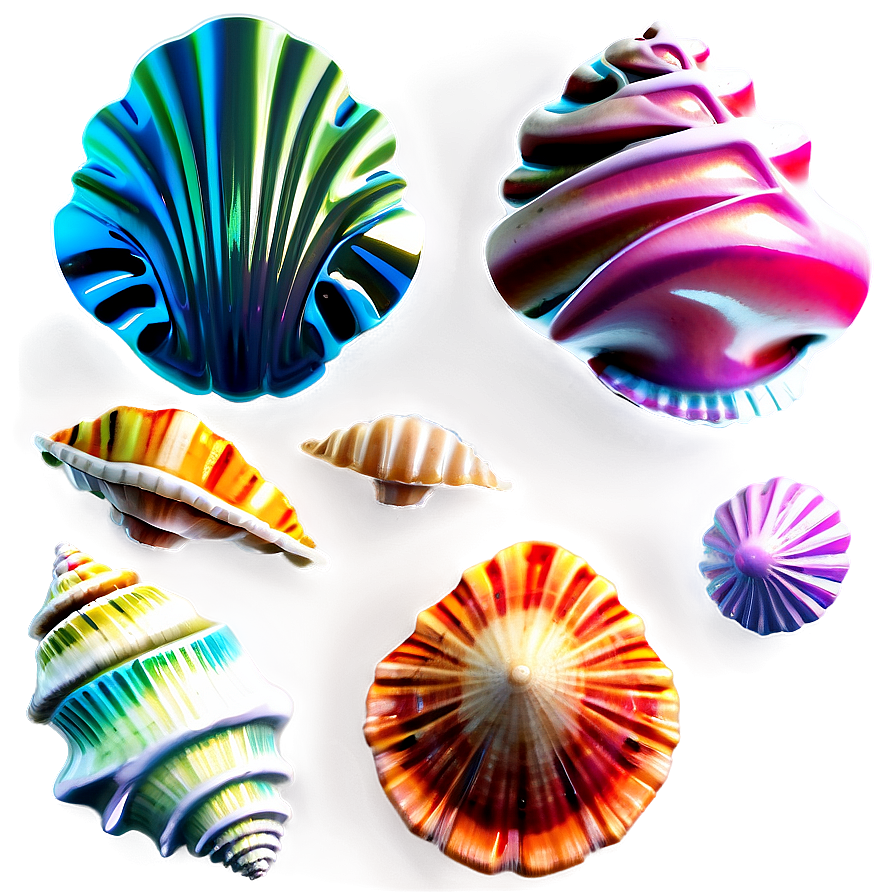 Colorful Sea Shells Png Tet74 PNG image