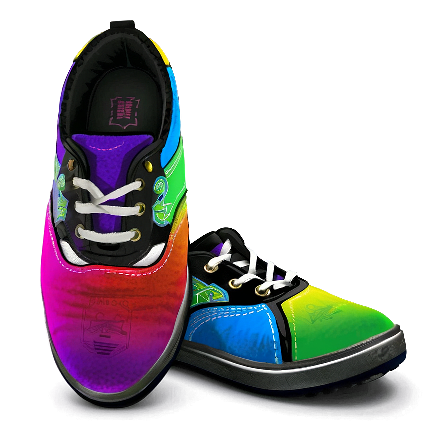 Colorful Shoe Png Bhk PNG image