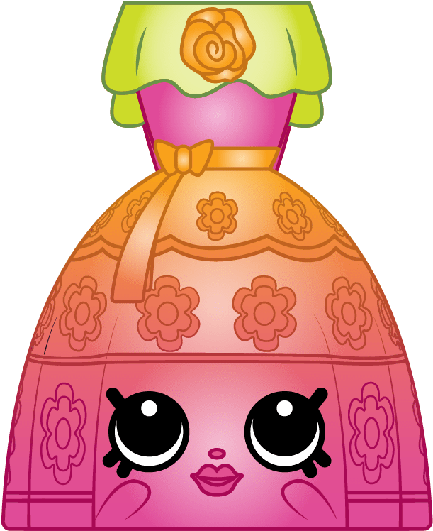 Colorful Shopkins Character PNG image