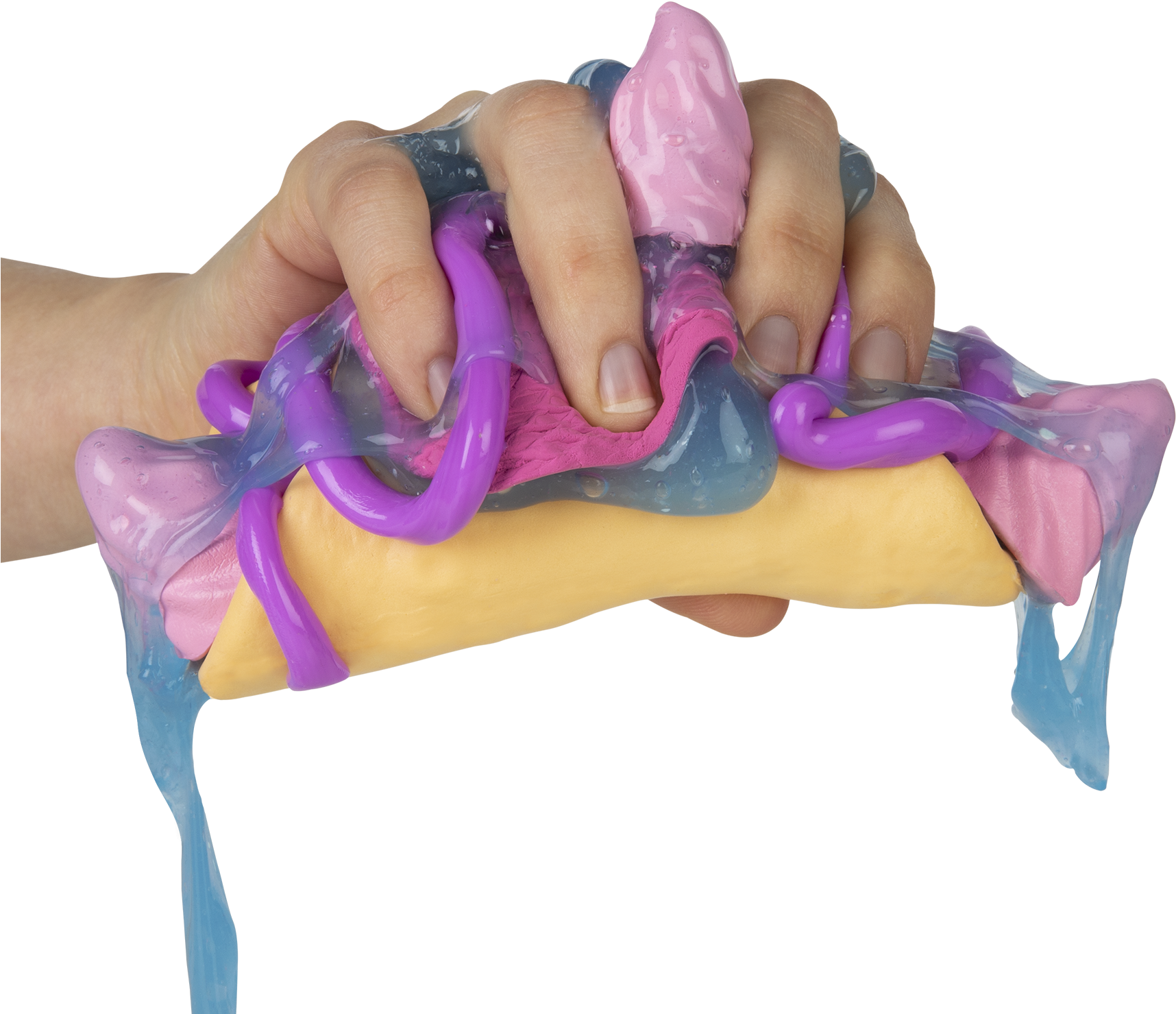 Colorful Slime Play PNG image