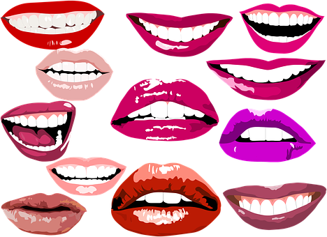 Colorful Smiles Collage PNG image